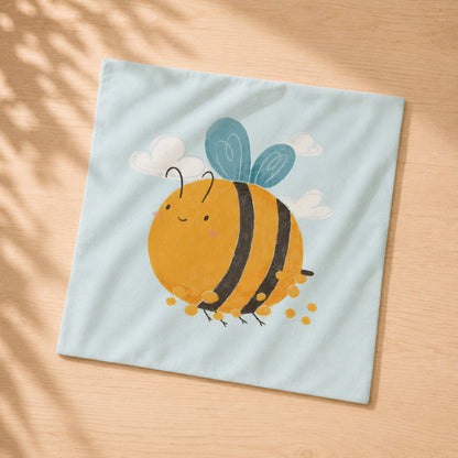 Happy Bee Throw Pillow